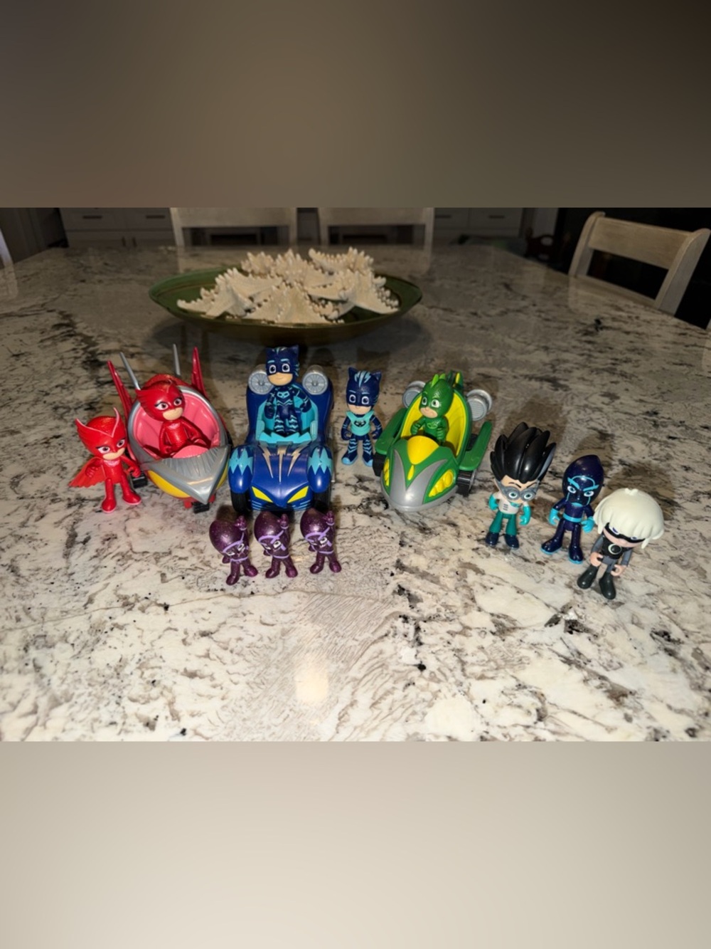 PJ Masks Figures and Cars- Owlette, Cat Boy, Gecko Bundle